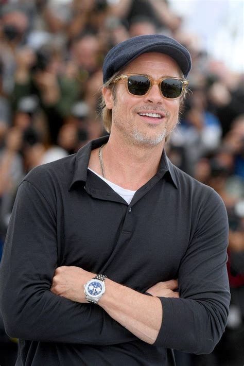 brad pitt breitling cannes|Brad Pitt Spotted At 'Once Upon A Time In Hollywood' Premiere .